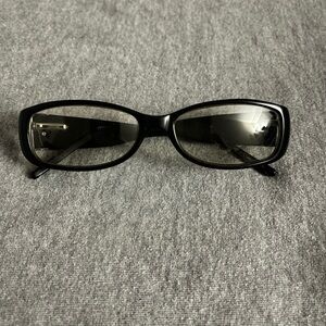 Coach Black Rectangular Glasses